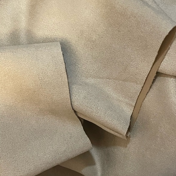 Splendid MEDIUM Soft Suede Skinny Stretchy pants like Leggings Beige Creme Tan - Picture 9 of 10